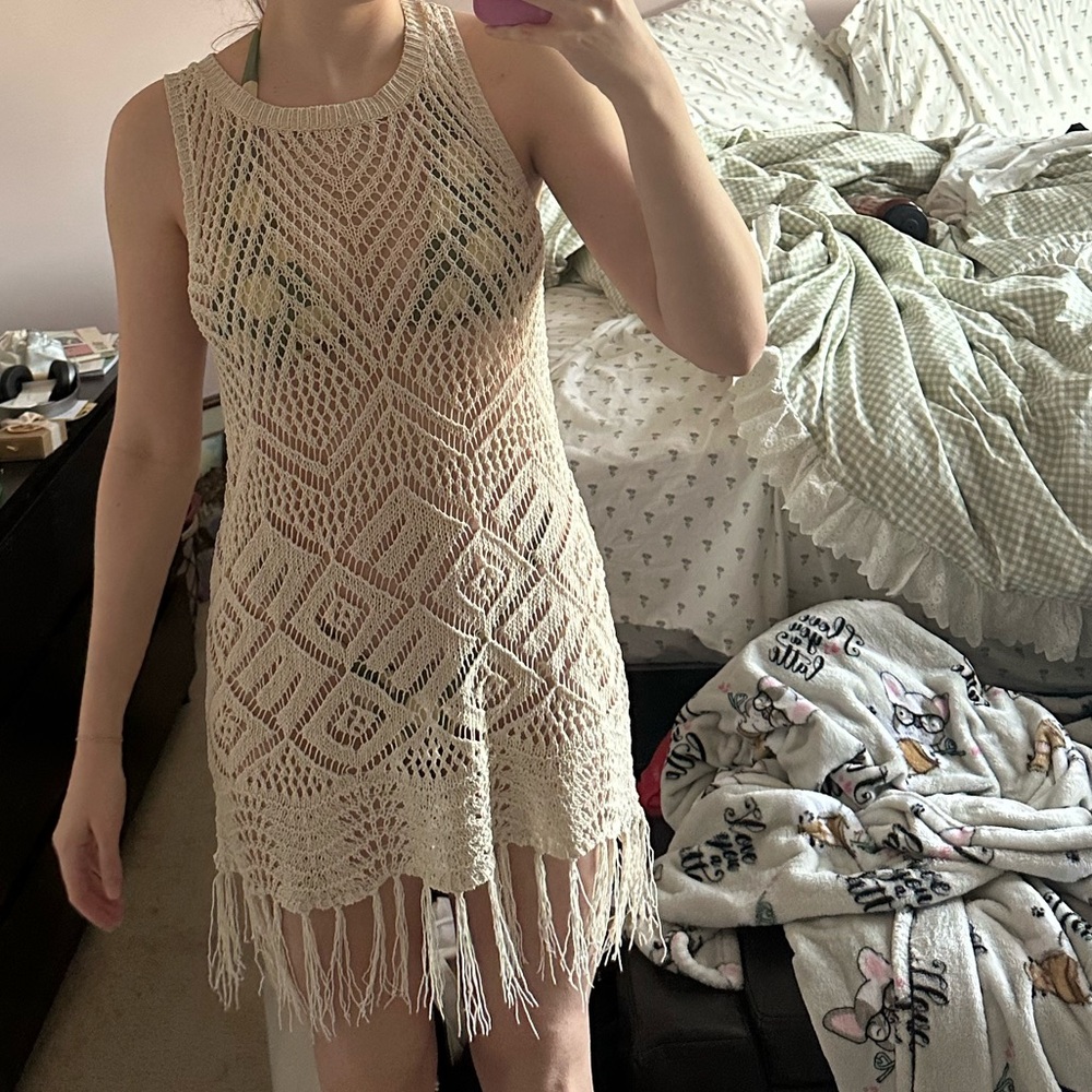 Crochet Coverup Dress